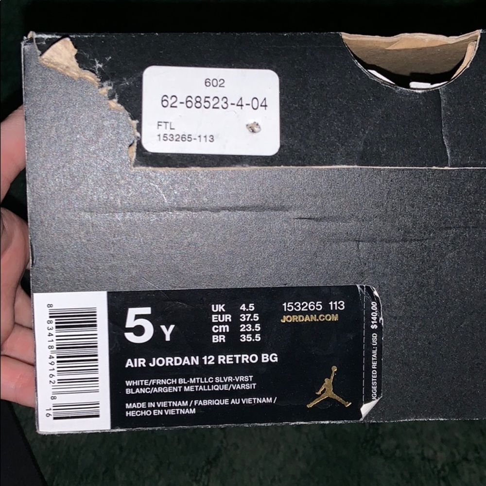 Air Jordan Retro 12 BG